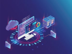 Equipe analisando serviços gerenciados de TI em ambiente corporativo